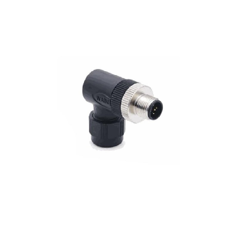 Connecteur mâle M12, 5 pol., codage B IP67, 4A, non-blindé